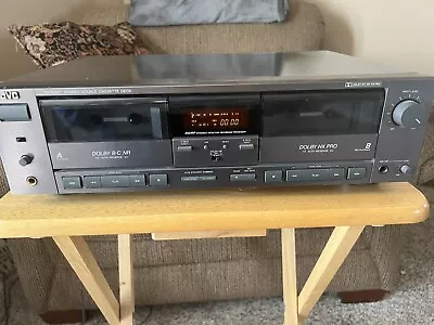 JVC TD-W307 Double Cassette Deck Recorder Player TESTED & WORKS GREAT Near Mint • $89.99