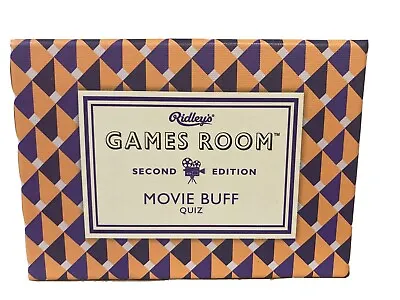 $5 • Buy Ridley's Game Room,  Movie Buff Quiz Game, 2nd Edition, New In Box, 2016