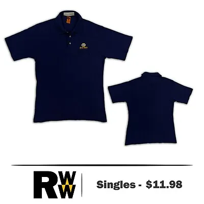 Red Kap Knit Polo Shirt Napa Auto Parts Single Pocket Industrial Work Uniform • $11.98