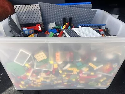 Bulk Lot Lego    Mixed Lego Pieces. Boards. Assorted Lego Vintage Lego Est10kg • $160.85