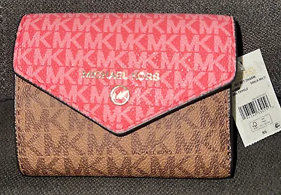 Michael Kors Jet Set Charm Dahlia Multi Med Envelope Trifold Wallet 🪪 One Size • $99.99