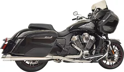 Bassani True Dual Performance Full Exhaust System Chrome #8H16S Indian • $1539.95