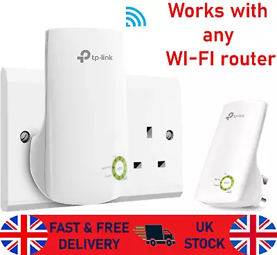 TP-Link WiFi Range Extender Internet Signal Booster Universal Wireless Repeater • £13.50