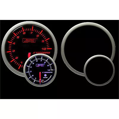 PROSPORT GAUGES Gauge Premium Tachometer 0-10000 Rpm 3-3/8in - 216SMTASWL270-PK • $93.60