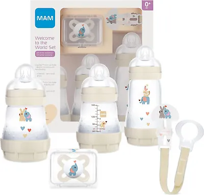 MAM Welcome To The World Set (Unisex) Includes Anti-Colic Bottles   • £31.50