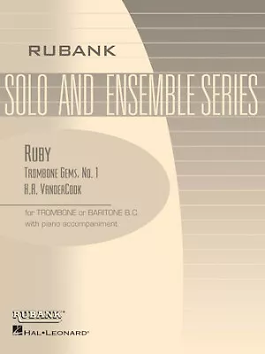 Ruby (Trombone Gems No. 1) Trombone (Baritone B.C.) Solo With Piano - Grade 1 • $5.99