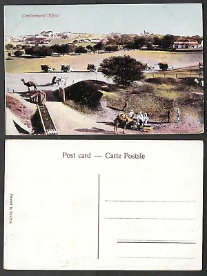 Old India Postcard - Mhow - Cantonment • £4.28