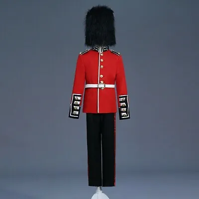 £42.57 • Buy Boys Kids British Royal Guard Uniform Costume Jacket Hussar Drum Fancy Dress