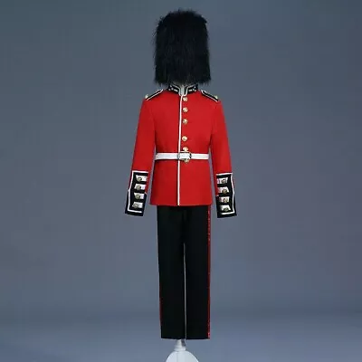 £40.69 • Buy Boys Kids British Royal Guard Uniform Costume Jacket Hussar Drum Fancy Dress