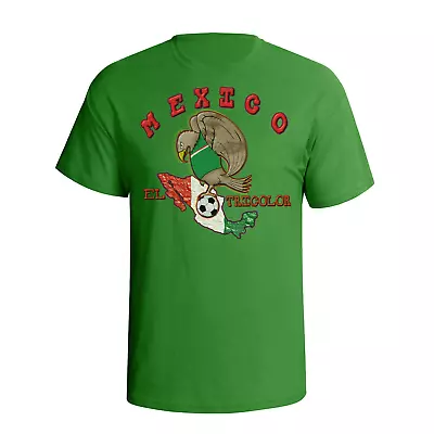 MEXICO Football T-Shirt Organic Mexican Mens Kids MEXICAN World Cup • $21.99