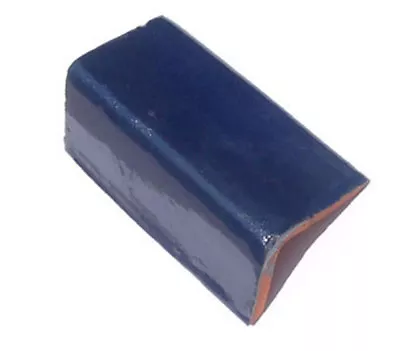 ONE Mexican V Cap Trim Molding 2x2x4 Inch Tilles #S006 Cobalt Blue • $2.50