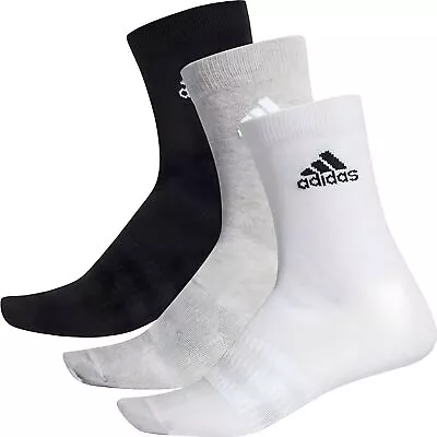 Adidas Men's Ankle Socks Cotton Socks Pack Of 3 Multicolored Ankle Socks Set • $18.55