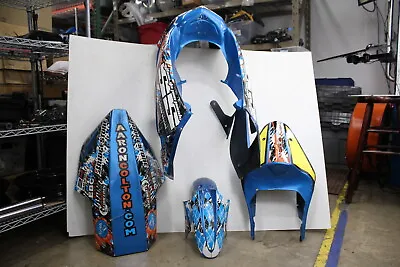 Hotbodies Upper Lower Rear Race Bodywork Fairing Set Kawasaki EX250 Ninja 08-12  • $296.10