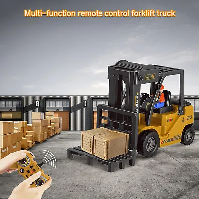 $48.77 • Buy Remote Control Forklift Engineering Car Toy For Boys 6-Channel Construction Gift