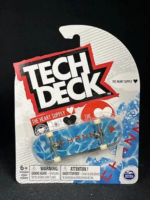 TECH DECK THE HEART SUPPLY CHRIS CHANN BLUE WATER Fingerboard Skateboard New • $7.50