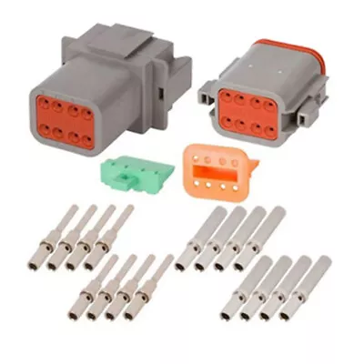 Deutsch Dt Series Multi Plug Waterproof Connector 2 3 4 6 8 12 Way Pin Kit • £12.89