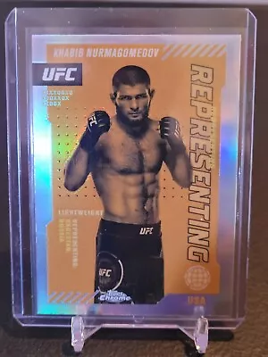 2024 Topps Chrome UFC Representing KHABIB NURMAGOMEDOV Refractor Insert SP • $1.36