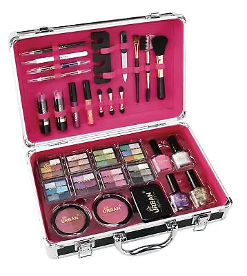 Professional Vanity Case Cosmetic MakeUp Love Urban Beauty Box Gift Set 72 Piece • £29.99