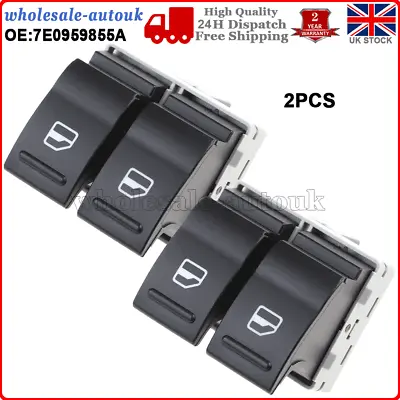 2X Electric Window Double Switch Front Right For VW Transporter T5 T6 Caravelle • £13.94