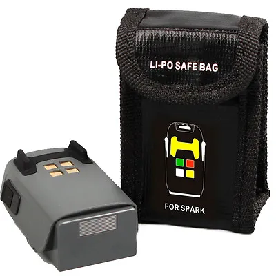 $16.11 • Buy Anti Explode LI-PO Battery Storage Bag Safe Carry Pouch For DJI Spark Battery TR