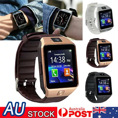 $21.99 • Buy Waterproof Touch Screen Smart Watch With Camera Bluetooth Wrist Watch SIM Card