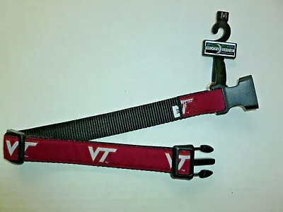 Virginia Tech Vt Doggie Hokies' Fan Medium Dog Collar 24  Fully Extended • $12.95