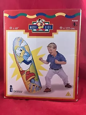 Vintage Disney Donald Duck 48  Punching Bop Bag By Intex **New In Original Box** • $49