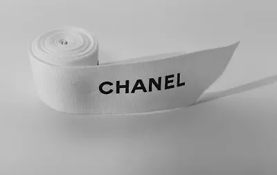 Original Genuine Chanel White Ribbon 2.5 Cm Wide Variety Of Lengths Available  • £6