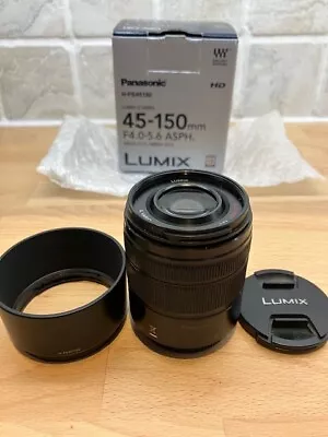 Panasonic Lumix G Vario 45-150mm F4-5.6 Aspherical Mega OIS Lens • £93.29