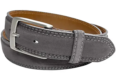 Men's Casual Belt Genuine Leather Suede Leather Belt 1-3/8 (35mm) Wide • $29.95