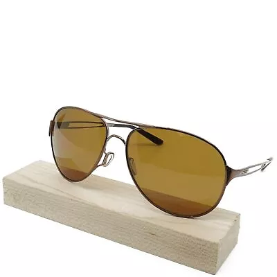 [OO4054-05] Womens Oakley Caveat Polarized Sunglasses - 60mm Aviator Bronze • $69.99