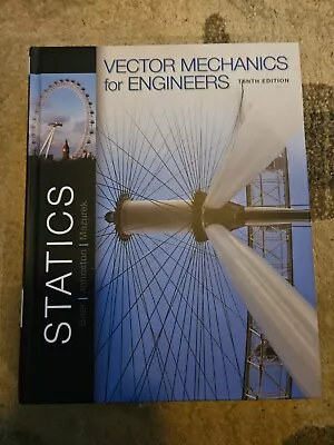 Vector Mechanics For Engineers Statics By Ferdinand Beer • $12