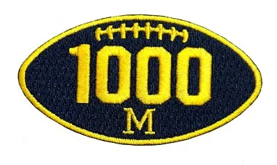 Michigan Wolverines 1000 Win Patch 2023 Championship Jersey Patch Rose Bowl • $13.99