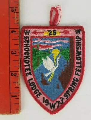 Vintage 1973 Boy Scouts Echockotee Lodge Arrow Jacksonville Florida Patch • $14.95