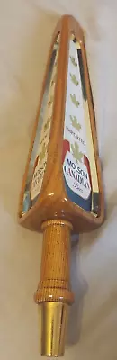 Vintage Molson Canadian Lager Beer Tap Keg Handle Knob Tapper Wooden 3 Sided • $54.99