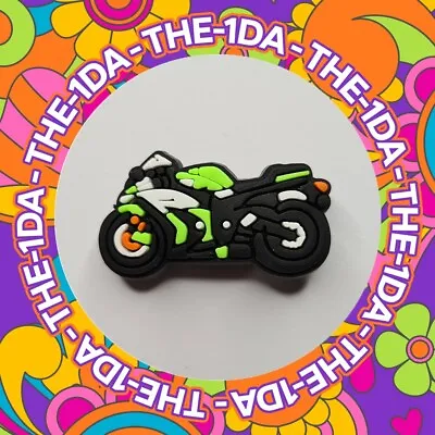 RACING - Car Drift - Charms For Crocs / Shoes - PVC - Kawasaki MOTORCYCLE - 3D • £2.99