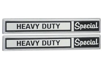 1970-72 F100 Cowl Side Emblems Heavy Duty Special LH-RH Pair F250 F350 Ford New • $74.90