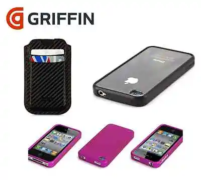 Genuine Griffin Iphone 4 / 4s Reveal Clear / Pocket Pouch / Outfit Case Cover • £4.41
