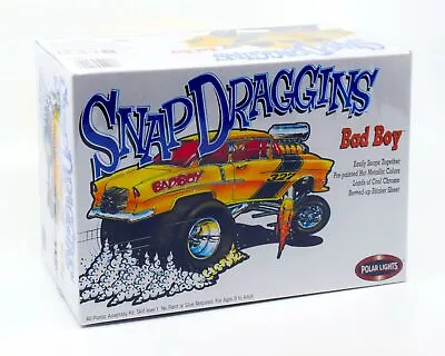 Polar Lights 6001E 1/32 Scale Snap Draggins Bad Boy Plastic Model Hot Rod Kit • $45.99