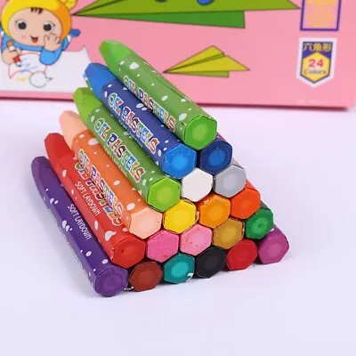 24colors Crayola Supertips Markers Crayons Twistables Pencils Paint Chalk • £1.59