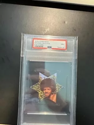 Michael Jackson 1975 Lyons Maid Pop Stars Mirabelle Die-Cut Card PSA 9 MINT • $199