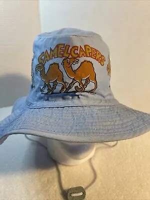 Vintage Camel Capers Hat Adjustable Drawstring Medium Fit Smoke Free Home • $18