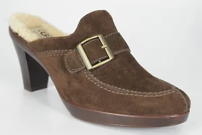 Ugg Australia Isabella Sheepskin Mule Clogs Size 7 Suede  Brown 5565  • $34.98