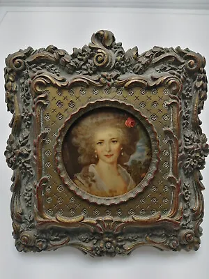 Vintage A Cameo Creation Framed Portrait Mrs No 2. Frame In Gold Color. UK. • £28