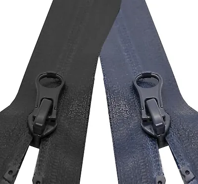 Waterproof Zip No.5 Single Slider CLOSE End Water Repellent Fastener One Way UK • £4.55