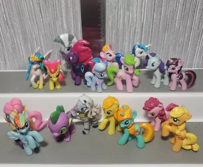 MLP My Little Pony Blind Bag 2” Figure Lot Mane 6 17 Total And Spike • $15