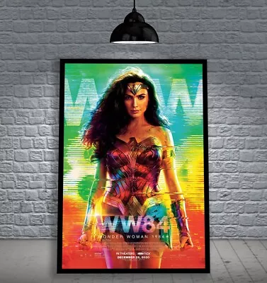 Wonder Woman 1984 (2020) Dc Framed Movie Poster Print Cinema A1 & 60x40cm • $94.47