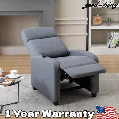 Electric Massage Chair Sofa Leahter Heating Recliner Reclining Armchair Gray • $149