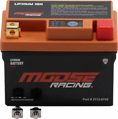Moose Racing Lithium Ion Batteries For 2009-2019 Yamaha YFZ450R ATV • $76.95