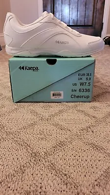 Kaepa Cheerup Cheer Shoes Sneakers White 6336 Size 7.5 New In Box • $24.99